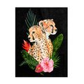 Trademark Fine Art Annie Warren 'Cheetah Bouquet II' Canvas Art, 14x19 WAG17717-C1419GG
